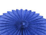 Papírová rozeta - modrá (1 ks)