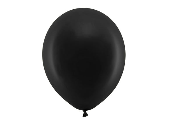 Jednobarevný set balónků černý (5ks)