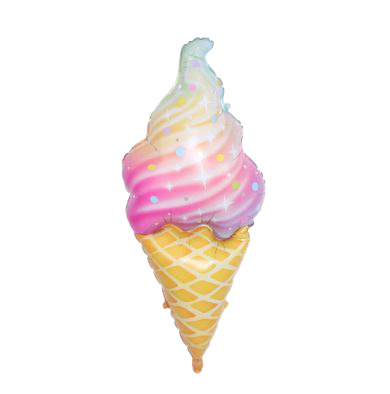 Balónek fóliový Duhová zmrzlina (1 ks)